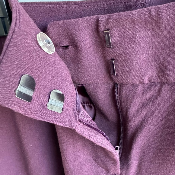 New York & Co Burgundy Dress Pants - Picture 3 of 4